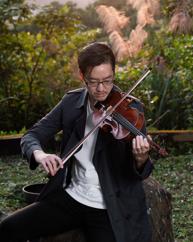 山中體驗表演者 Chris Ma